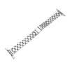 Adecuado para banda de Apple S11 Watch S10 Acero Inoxidable Apple Watch 9 Nudo de Bambú Cintura Pequeña Banda de iWatch Watch