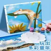 Pintura Acrílica 12 Colores Set de Pintura para Muñecos de Yeso DIY para Niños Pintura Especial para Pintura Artística Estudiantil