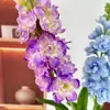 Producto Nuevo Transfronterizo Flor Artificial Violeta Arreglo Floral para Salón de Bodas Arreglo Floral con Adornos para Sala de Estar del Hogar Flores Artificiales Falsas