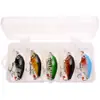 4,5cm 4G Isca Luya Rock Little Fat Bait Isca de Pesca Luya com Pena iscas de pesca