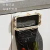 Soporte Plegable para Bolsas de Basura Chunzao para Puerta de Gabinete de Cocina del Hogar, Cubo de Basura Montado en la Pared, Estante de Plástico para Bolsas de Basura de Baño