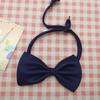 Traje azul marino, corbata JK, pajarita para hombre, pajarita para mujer, color liso, estilo universitario, ropa de clase informal, pajarita para niños.