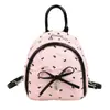 Mochila Infantil Feminina 2026 Novo Design Coreano de Nicho Super Popular Moda Plissada Laço Mochila Pequena