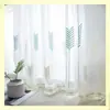 Cortinas Sem Furos Velcro Autoadesivo Janela de Canto Prontas Voil Cortinas Voil Brancas para Porta Atacado Quarto Casa Atacado Transfronteiriço