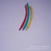 Tubo termorretráctil de silicona suave de alta temperatura 200 grados Goma de silicona Tubo termorretráctil blanco Silicona de alta temperatura Caliente de colores
