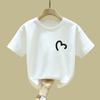 Playera de Manga Corta de Algodón Puro para Niñas Mayores, Nueva Moda de Verano, Top Rosa Trendy para Niñas
