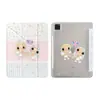 Estilo simples com padrão de estrelas adequado para iPad 10ª/11ª geração modelo Y-fold com slot para caneta capa protetora para tablet Air 11/13 antiderrapante