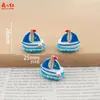 Nueva Serie del Océano 3D Casa de Muñecas DIY Pegamento de Crema Accesorios de Resina Dijes Colgantes Decoraciones Adornos