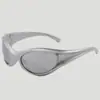 Gafas de Sol para Chicas Calientes Y2K Europeas y Americanas Transfronterizas Estilo Punk para Hombres y Mujeres Geniales para Exteriores y Montar Ins