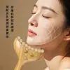 Herramientas de Masaje de Sándalo Verde, Sándalo Morado y Belleza de Cuerno para Cuero Cabelludo y Cuerpo, Raspador Gua Sha Portátil, Cepillo Meridianos de Masaje, Peine de Masaje