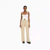 Novedad Primavera y Verano 2023 Pantalones Cargo Versátiles Casuales Verde Militar Cintura Alta Adelgazantes Moda Tendencia para Mujer