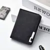 Billetera Corta Retro para Hombre, Portabilletes de Dólar de Piel PU Mate, Cartera para Hombre, Portaboletos Juvenil, Cartera para Licencia de Conducir, Portatarjetas