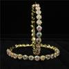 Brincos grandes de diamantes clássicos de 10 cm da moda europeia e americana, com strass brilhante, brinco de argola grande para orelha