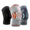 Joelheira esportiva masculina, equipamento de basquete de silicone, manga protetora para articulação do joelho, tira para lesões de verão, suporte profissional para menisco