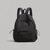 Mochila Sencilla de Color Sólido para Mujer Modelo Nuevo 2026 Mochila Escolar Ligera de Gran Capacidad para Estudiantes de Secundaria y Preparatoria Mochila para Viajes Cortos