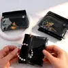 Bolsa Portátil para Guardar Joyería Mini Pulseras Pendientes Anillos Organizador de Joyería Estuche Viaje Neceser Monedero para Monedas