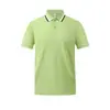 Camisas Polo Personalizadas de Tamanho Grande, Camisetas Transfronteiriças, Roupas de Trabalho, Camisas Culturais, Logo Bordado, Roupas de Trabalho de Manga Curta com Gola, Feito Sob Encomenda