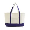 Bolsa de Lona Cosida, Bolso de Mano de Lona con Logo Impreso Personalizado, Bolsa de Algodón Ecológica Personalizada, Bolsa Tote Personalizada, Transfronterizo