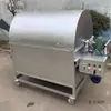 J8 Máquina Multifuncional de Calentamiento de Acero Inoxidable para Semillas de Sésamo Pequeñas Carga Máquina Automática para Freír Cacahuetes Máquina para Freír Semillas Metabo