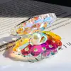 Espejo Cruzado Amazon Mariposa de Cristal Bola de Cristal Adornos Animales Pequeños Creativos Decoración de Coche Manualidades Regalos Navideños