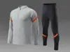 Jerseys de Primavera y Otoño para Hombres y Mujeres, Trajes Deportivos Familiares, Trajes de Entrenamiento de Fútbol con Cremallera Media y Mangas Largas, Trajes para Eventos Deportivos, Personalizados
