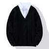 Dropshipping Comercio Exterior Transfronterizo Dropshipping Aliexpress Suéter Suéter para Hombre Nuevo Alta Calidad Color Sólido Talla Grande