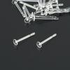 Brinco de Resina Acessórios DIY Suporte de Pérola Piercings Studs Transparente Invisível Pinos de Tigela