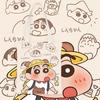 Bolsa de Lienzo Crayon Shin-Chan para Mujer, Bolso de Hombro de Gran Capacidad, Bolso de Lienzo para Estudiantes, Mochila Escolar, Bolsa de Tela, Almacenamiento de Documentos, Tipo Cremallera