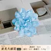 Cabeza de Dahlia Simulada 10cm Flor de Dahlia Flor de Seda Guirnalda DIY Hecha a Mano Tocado Broche Decoración de Caja de Regalo