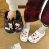 Accesorios para Zapatos de Madera de Dibujos Animados Lindo Lazo Kt Gato Hebilla de Zapato Decoraciones Flor de Zapato Accesorios Florales Hebilla Decorativa Hebilla de Zapato