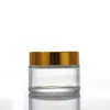 Frasco Transparente Spot Creme Esfoliante Frasco de Creme Facial Loção para Cuidados com a Pele Frasco Sub-Frasco de Vidro Frasco de Vidro Cosmético 20G30G