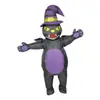 Série de Halloween Transfronteiriça Fantasias Infláveis de Dinossauro, Fantasias Populares de Alienígena, Fantasias Divertidas e Criativas de Mascote, Fantasias de Maquiagem para Performance