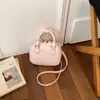 Bolsa de Boliche Portátil de Nicho para Mulheres Nova Moda Primavera 2026 Bolsa de Ombro Transversal Bolsa de Mão Pequena Exquisita Bolsa Almofada