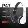 Fone de Ouvido Bluetooth Sem Fio P47 Modelo Quente Transfronteiriço 5.0 Montado na Cabeça Dobrável Cartão Plug-In Universal Fone de Ouvido para Jogos Esportivos
