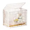 Fivela Espessada para Gaiola de Cachorro para Cães Pequenos e Médios Canil Reforçado para Gaiola de Cachorro Interna com Banheiro Gaiola para Cães e Gatos Gaiola para Animais de Estimação