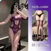 Yesiyeser lencería sexy encaje tirante transparente ropa interior sexy deseo puro sin extracción conjunto hueco tentación 9839