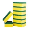 Esponja fregadora absorbente para ollas y platos estropajo bloque de limpieza para lavar platos de cocina esponja estropajo de doble cara de alta densidad y tamaño grande