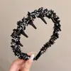 Faixa de cabelo versátil tipo pente Maillard, vintage e sofisticada, não aperta o cabelo, nova faixa de cabelo estilo coreano 2026 para mulheres