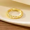 Novo Anel de Luxo Estilo Losango Cravejado de Diamantes com Design de Nicho de Alta Qualidade, Único e Estiloso, Anel Aberto Ajustável