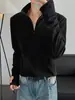 Camisa de Gasa de Burbujas Elástica de Manga Larga de Moda de Alta Gama para Primavera/Otoño Unisex Casual Tendencia Moda Versátil