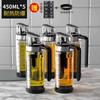 Recipiente de Vidro para Óleo Garrafa de Óleo de Cozinha Bico de Óleo Doméstico Antigotejamento Grande Frasco para Tempero Conjunto Combinado de Molho de Soja e Vinagre
