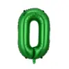 Balões de Número Slim Versão Americana de 16 polegadas para Decoração Festa de Aniversário 0-9 Balão de Folha de Alumínio Arranjo Balão Atacado Transfronteiriço