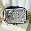 Bolsa de Maquiagem de Desenho Animado de Alto Valor Bolsa de Armazenamento Portátil Bolsa de Mão Bolsa de Armazenamento para Viagem Grande Capacidade Necessaire em Camadas