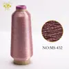 Fábrica Xinyu Venta al por mayor 4000 Metros Serie de Colores 150D Hilo Metálico Dorado y Plateado Completamente Envuelto Hilo para Bordado por Computadora