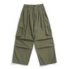 Pantalones de Cocodrilo de Color Sólido con Múltiples Bolsillos para Hombre Marca de Moda Urbana Pantalones Anchos Sueltos Pantalones Rectos Casuales
