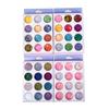 Conjunto de joias com glitter e lantejoulas para unhas, 12 cores, faça você mesmo, cola para gotas de lodo, material para decoração de maquiagem de palco