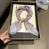 Bufanda de Algodón Lino Seda Artística Floral Elegante Nueva Primavera 2026 para Viajes Cotidianos, Uso en Capas, Bufanda de Cuello Fina Absorbente de Sudor para Mujer