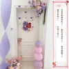 Decoración de Habitación de Boda con Flores Artificiales para Puerta de Dormitorio, Adecuado para Hombres y Mujeres, Arreglo de Flores Artificiales para Colgar en la Puerta