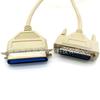 Linha de impressão DB25 a CN36 Linha de impressão paralela DB25/CN36 macho Linha DB25 Linha 1284 Linha CN36 Toda em cobre