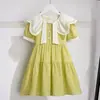 Vestido de Princesa para Niña Vestido de Verano 2025 Nueva Moda Popular para Niña Transpirable Delgado Vestido Falda para Niños